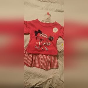 Wonder nation girls 2 piece set 2T
